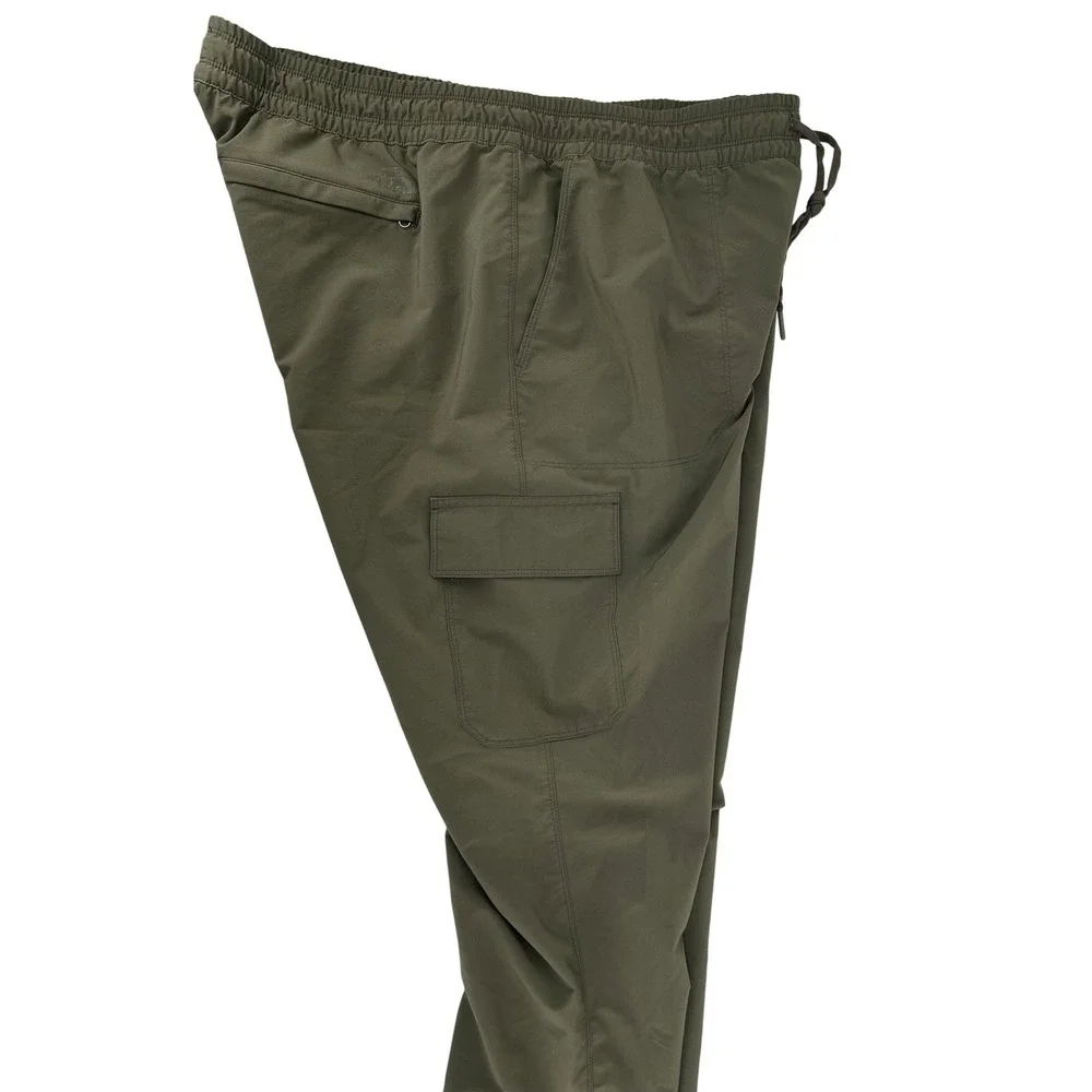 The North‎ Face Cargo Pants Olive Green Elastic Waist Never stop exploring XL